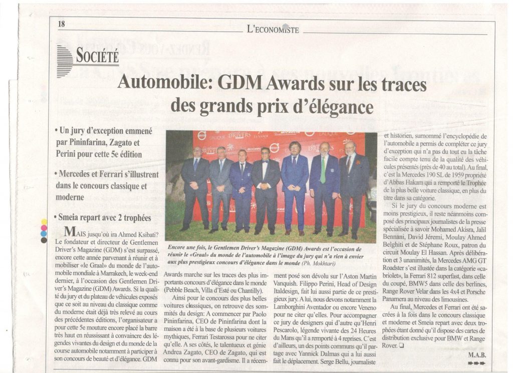 GDM Awards - Gentlemen Drivers