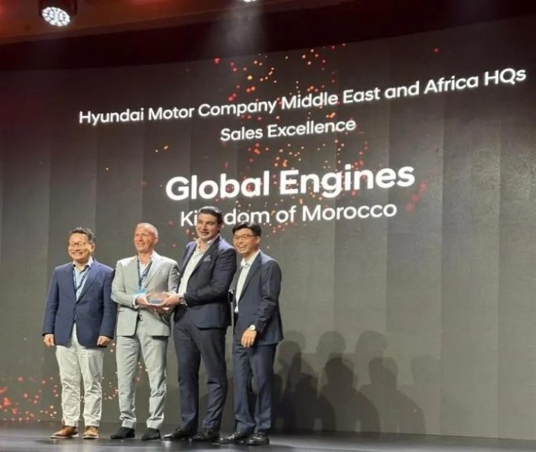 Distinction pour Hyundai Maroc avec le Prix « Sales Excellence » de la Région MEA