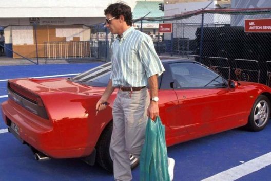La Honda NSX du légendaire Ayrton Senna en vente