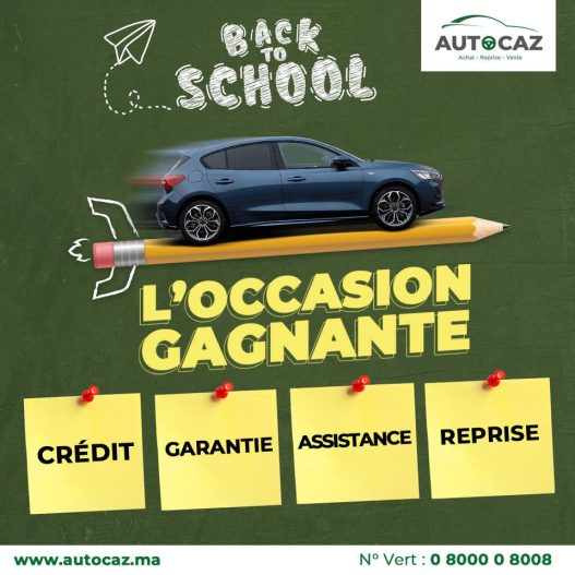 Autocaz by Auto Hall simplifie la rentrée avec son offre Back to School et reprise assurée