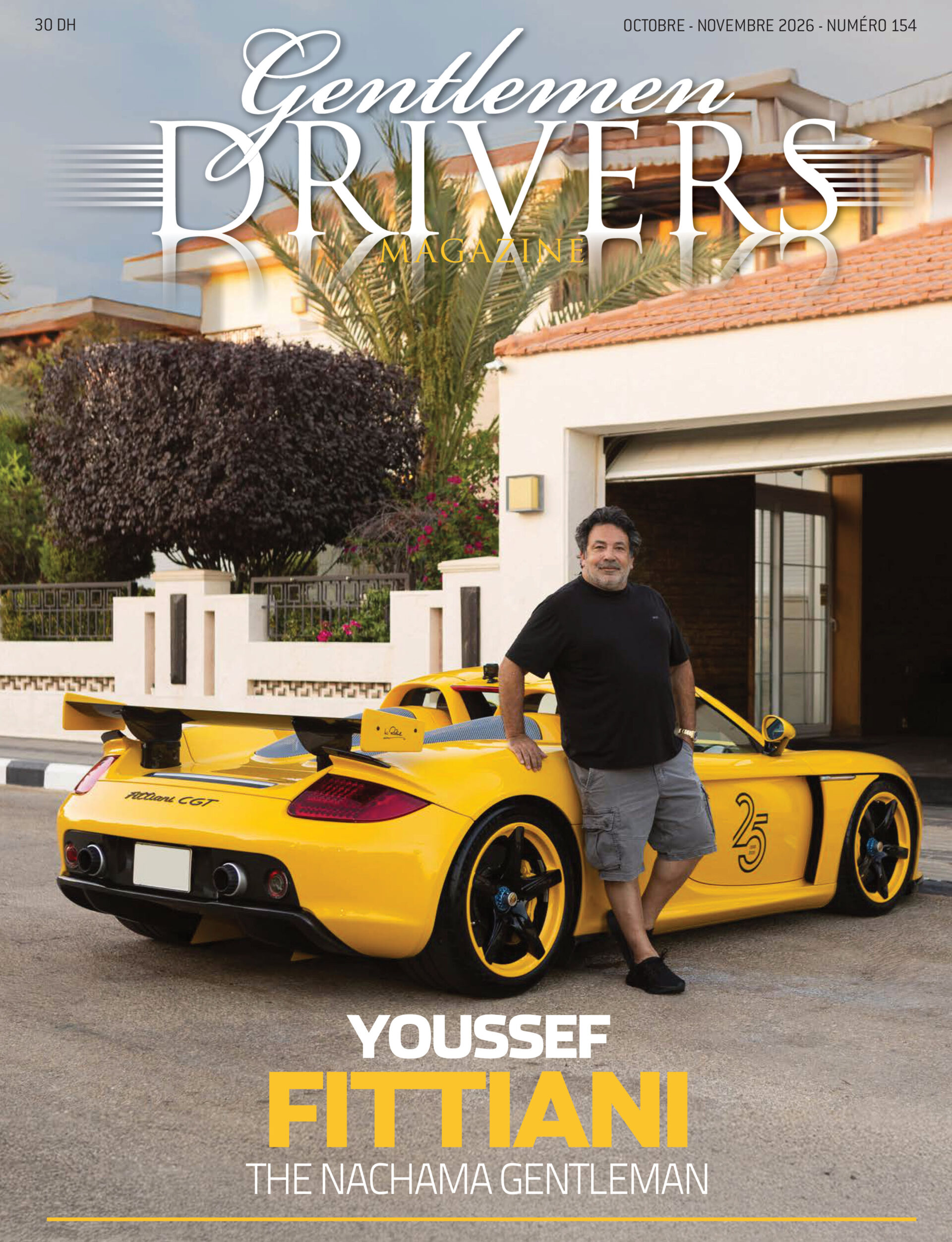 Couverture Gentlemen Drivers Magazine N°154 – Yousef Fittiani